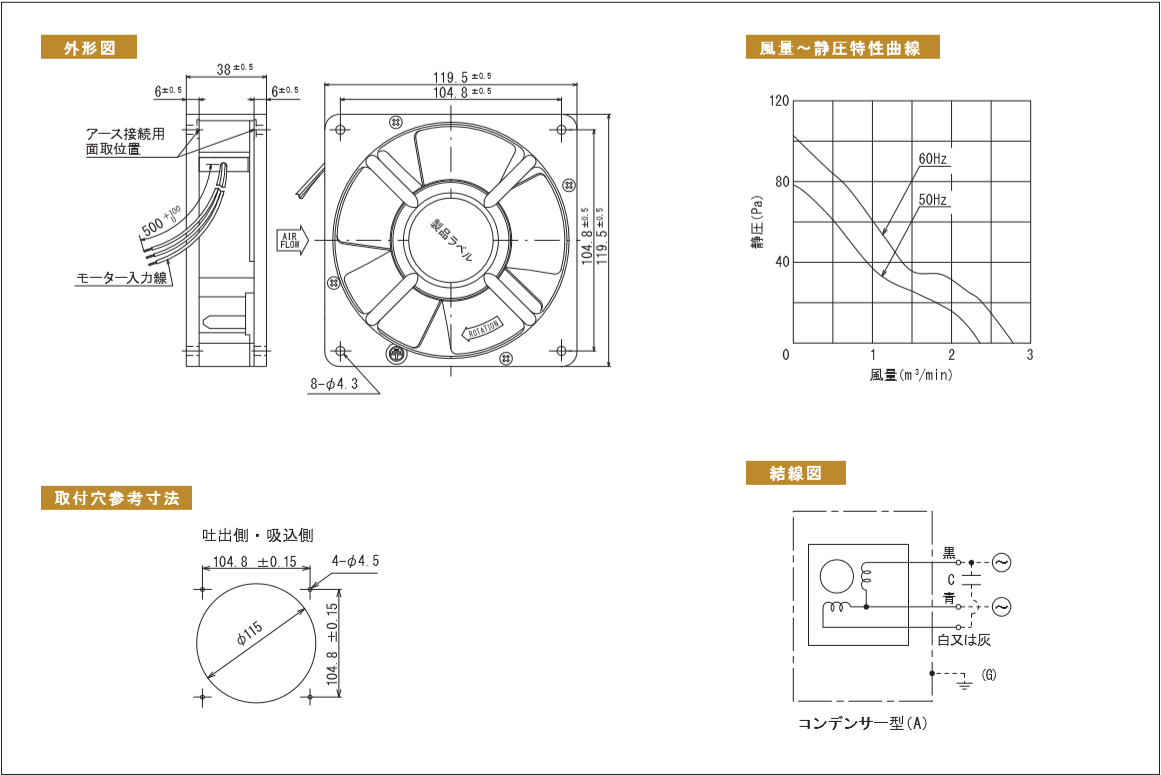 4507シリーズ図面