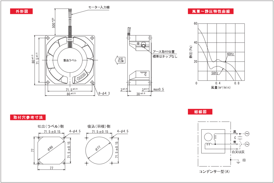 8507シリーズ図面